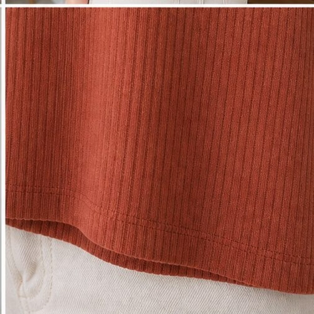 Sand V Neck Top - Picture 6 of 6
